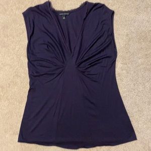 Banana Republic purple v-neck shirt